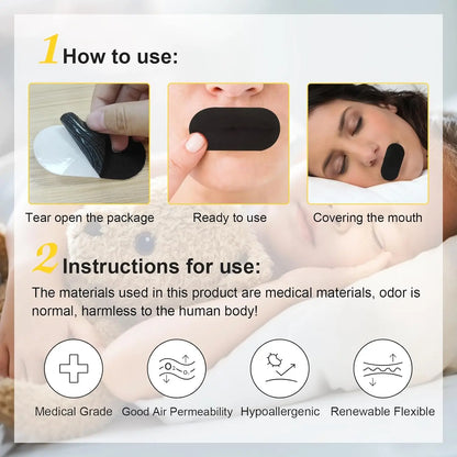 Snore-Free Sleep Mouth Strips